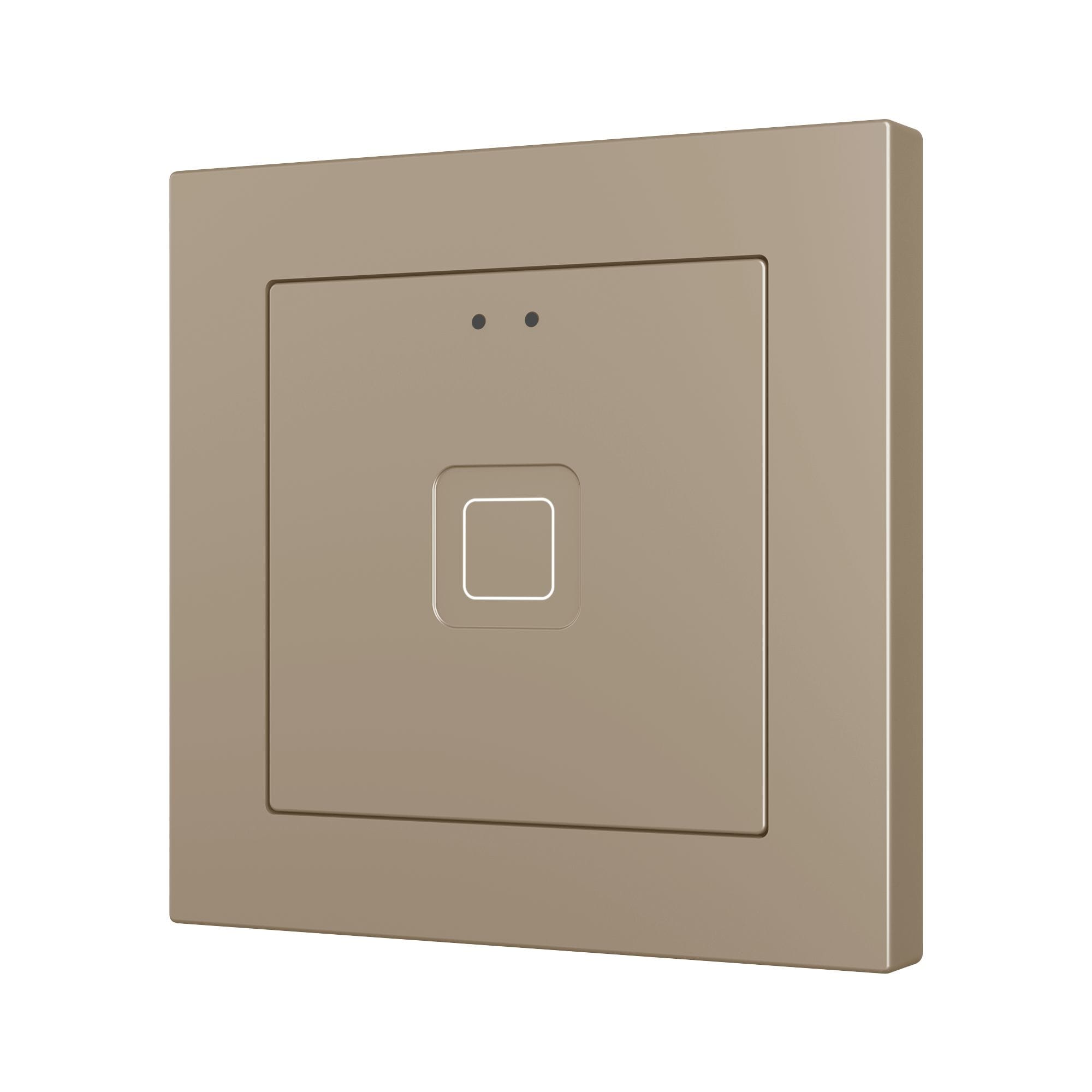 ZENNIO - Tecla 55 X1. Interrupteur capacitif en polycarbonate 55 x 55 ? 1 bouton - Cha...