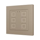 ZENNIO - Tecla 55 X6. Interrupteur capacitif en polycarbonate 55 x 55 ? 6 boutons - Ch...