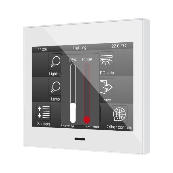 ZENNIO - Z35 v3. Écran tactile  capacitif - Blanc