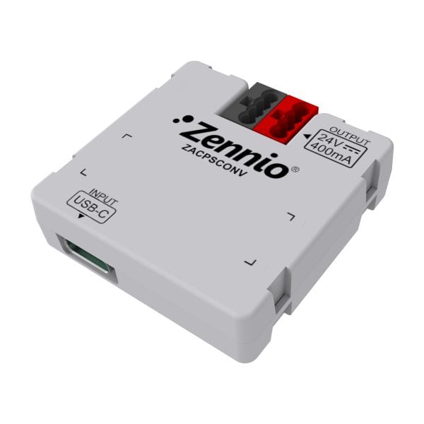 ZENNIO - Système d'alimentation pour panneaux d'exposition - Transformateur de USB C e...