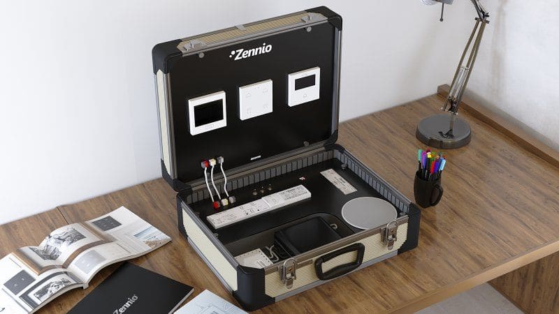 ZENNIO - Malette de démonstration : Appareillage Tactile et Mural  -  Hôtels