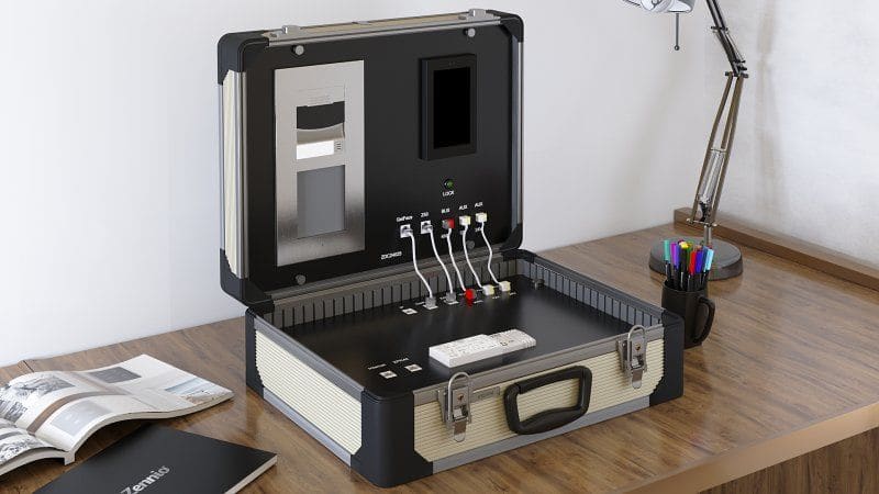 ZENNIO - Malette de démonstration : Vidéo portier (sans module inférieur - vendu sépar...