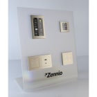 ZENNIO - Panneau de présentation (alimentation incluse) avec Z50, Z28, Tecla X, Tecla ...