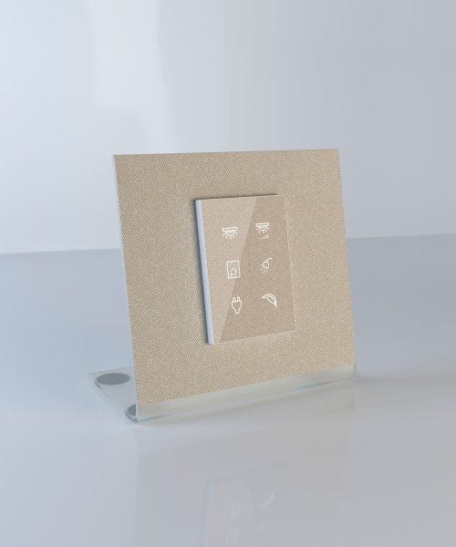 ZENNIO - Panneau de présentation avec façade personnalisée et Flat XL X6 personnalisé ...