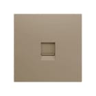 ZENNIO - ZS70. Cache pour connecteur RJ45 70 x 70 mm - 1 connecteur - Champagne