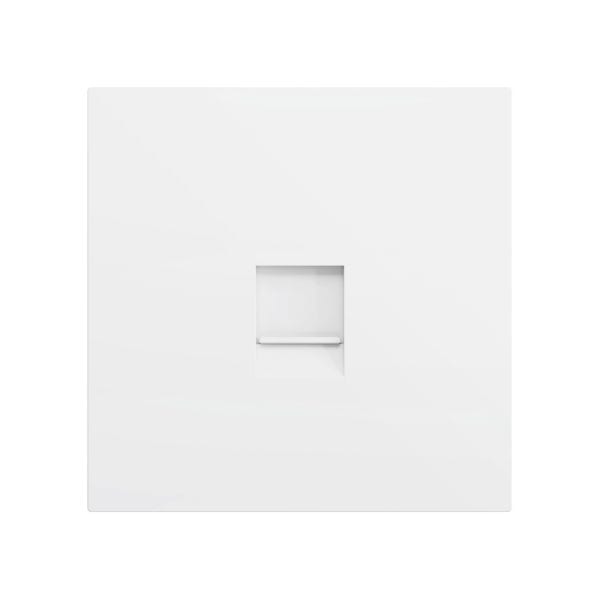 ZENNIO - ZS70. Cache pour connecteur RJ45 70 x 70 mm - 1 connecteur - Blanc mat