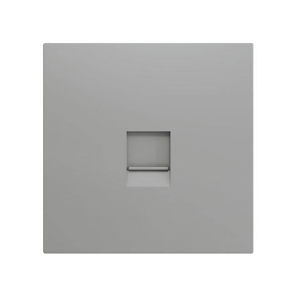 ZENNIO - ZS70. Cache pour connecteur RJ45 70 x 70 mm - 1 connecteur - Argenté