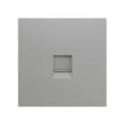 ZENNIO - ZS70. Cache pour connecteur RJ45 70 x 70 mm - 1 connecteur - Argenté