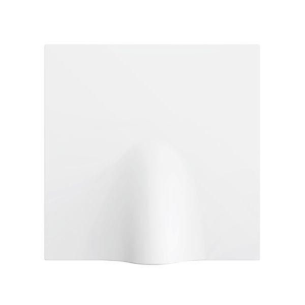 ZENNIO - ZS70. Cache pour sortie de câble 70 x 70 mm - Blanc mat
