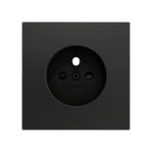 ZENNIO - ZS70. Cache pour base de prise française 70 x 70 mm - Anthracite