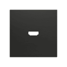 ZENNIO - ZS70. Cache pour connecteur HDMI 70 x 70 mm - Anthracite