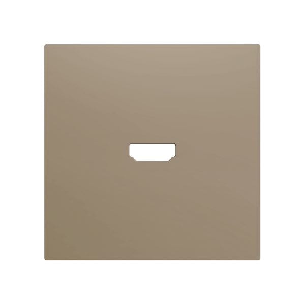 ZENNIO - ZS70. Cache pour connecteur HDMI 70 x 70 mm - Champagne