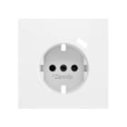 ZENNIO - ZS70. Cache pour base de prise Schuko avec USB C 70 x 70 mm - Blanc mat