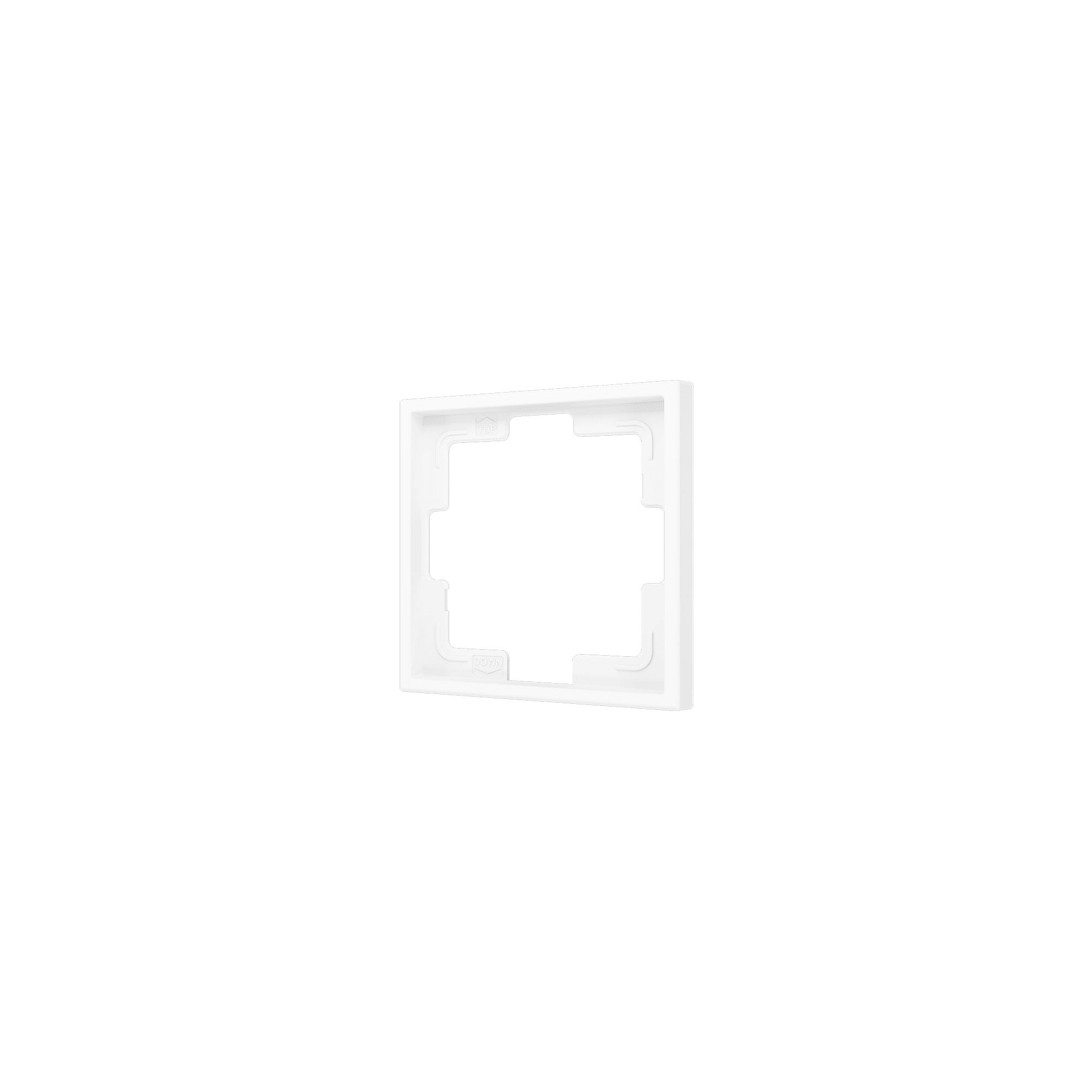 ZENNIO - ZS70. Cadre - 1 module - Blanc mat