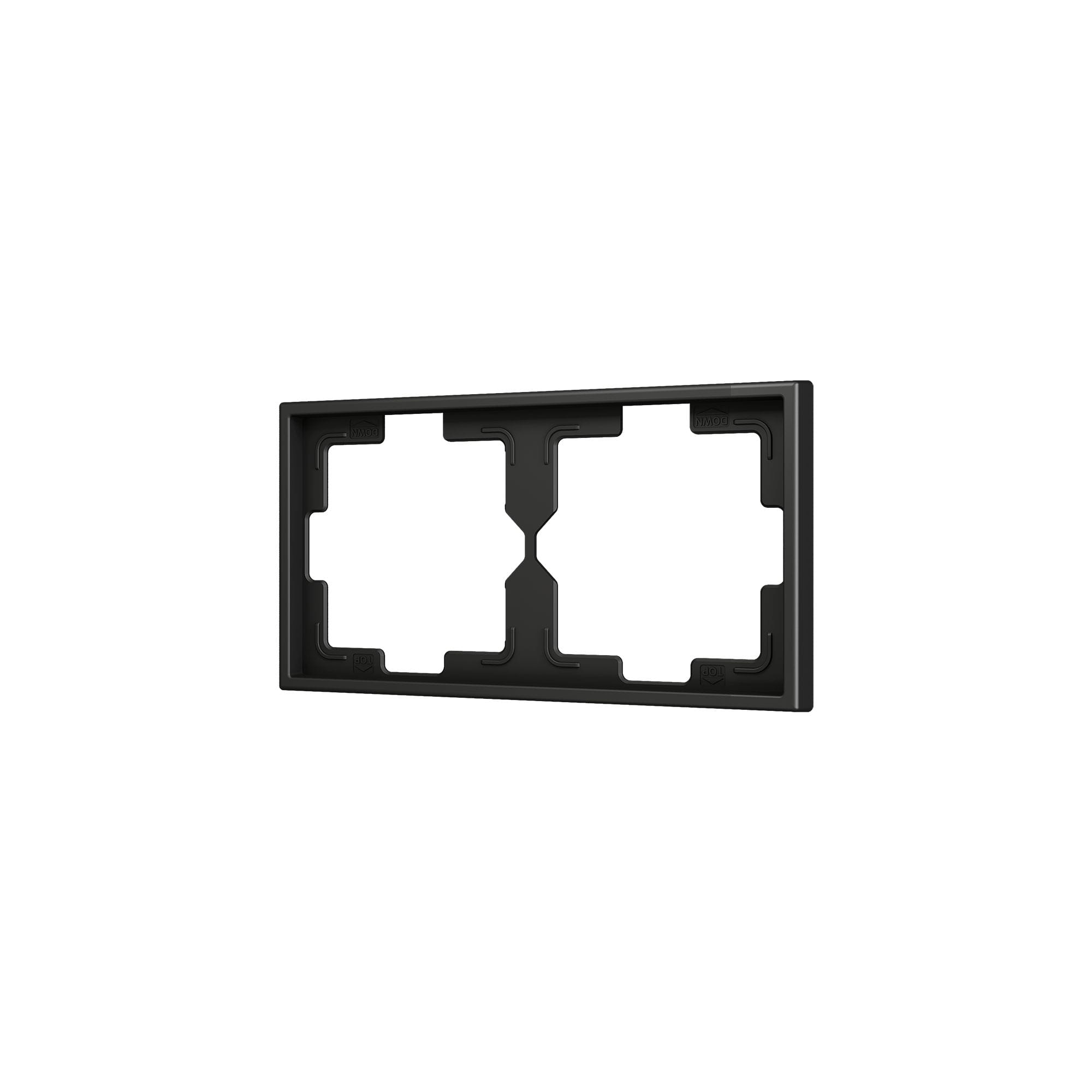 ZENNIO - ZS70. Cadre - 2 modules - Anthracite