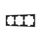 ZENNIO - ZS70. Cadre - 3 modules - Anthracite