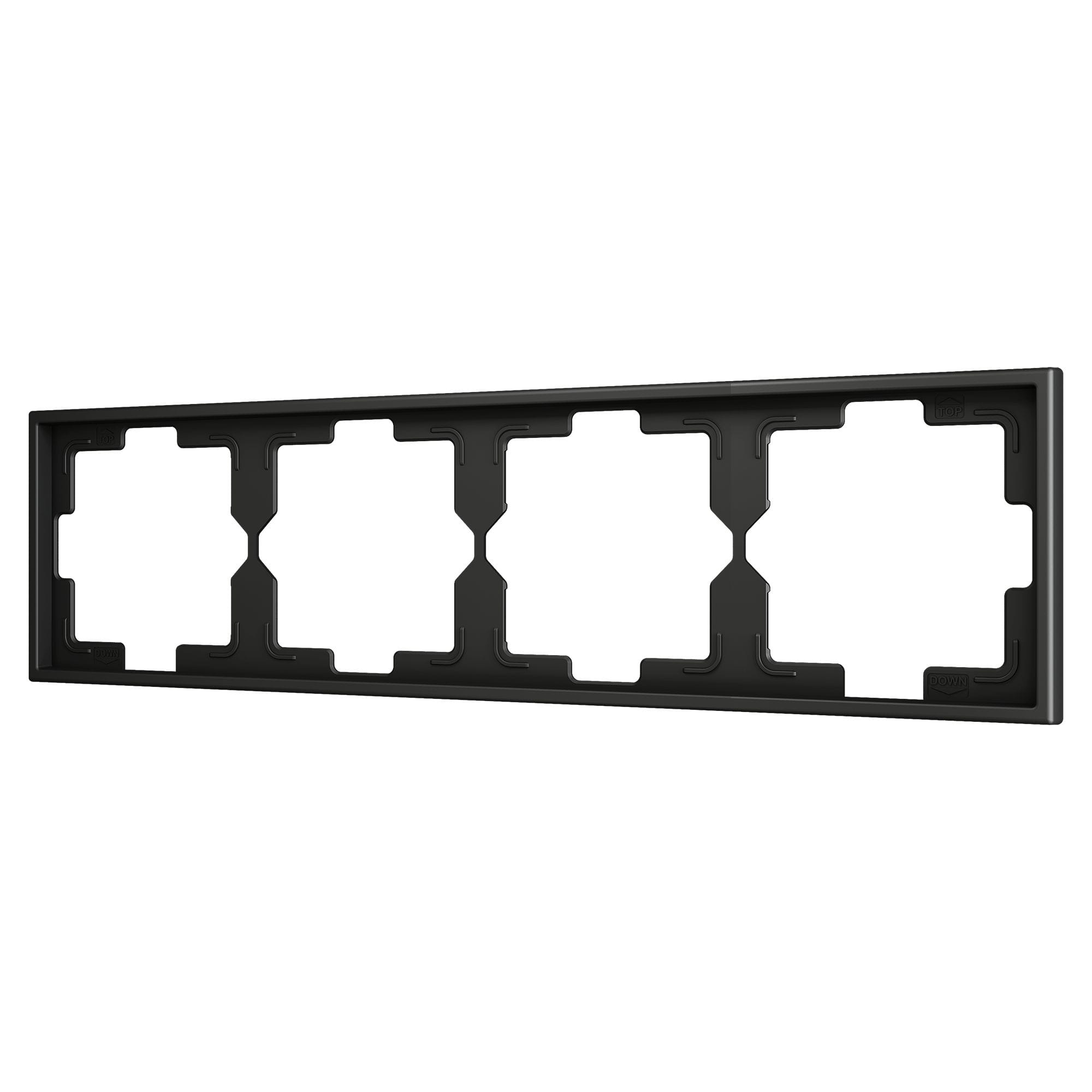 ZENNIO - ZS70. Cadre - 4 modules - Anthracite