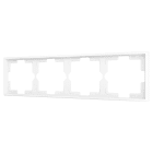 ZENNIO - ZS70. Cadre - 4 modules - Blanc mat