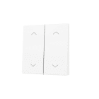 ZENNIO - ZS55. Cache pour bouton poussoir Soft KNX double 55 x 55 mm. Appui en bas&hau...
