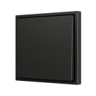 ZENNIO - ZS70. Bouton poussoir "Soft" simple pour 1 entrée binaire 70 x 70 mm ? Anthra...