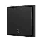 ZENNIO - ZS70. Bouton poussoir "Soft" simple pour 1 entrée binaire 70 x 70 mm ? Anthra...