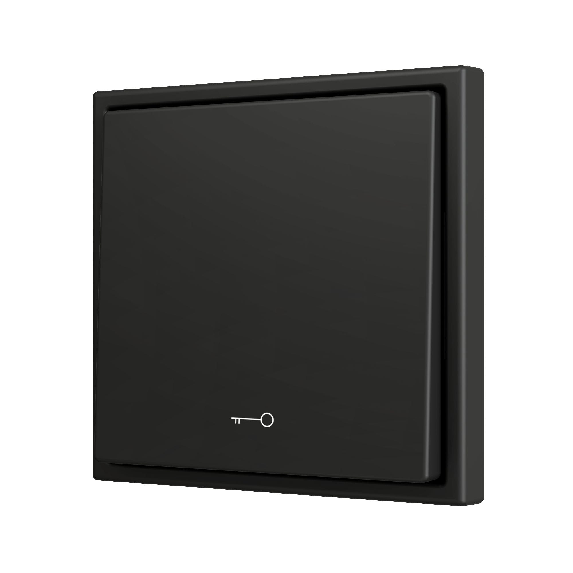 ZENNIO - ZS70. Bouton poussoir Soft simple pour 1 entrée binaire 70 x 70 mm ? Icône de...