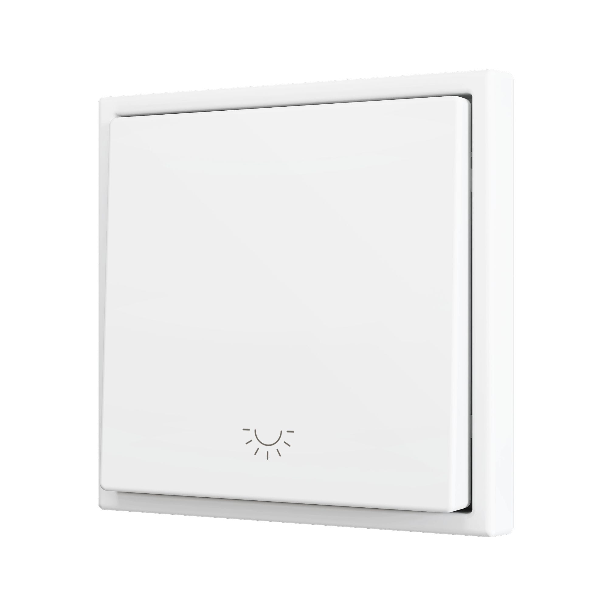 ZENNIO - ZS70. Bouton poussoir Soft simple pour 1 entrée binaire 70 x 70 mm ? Icône de...