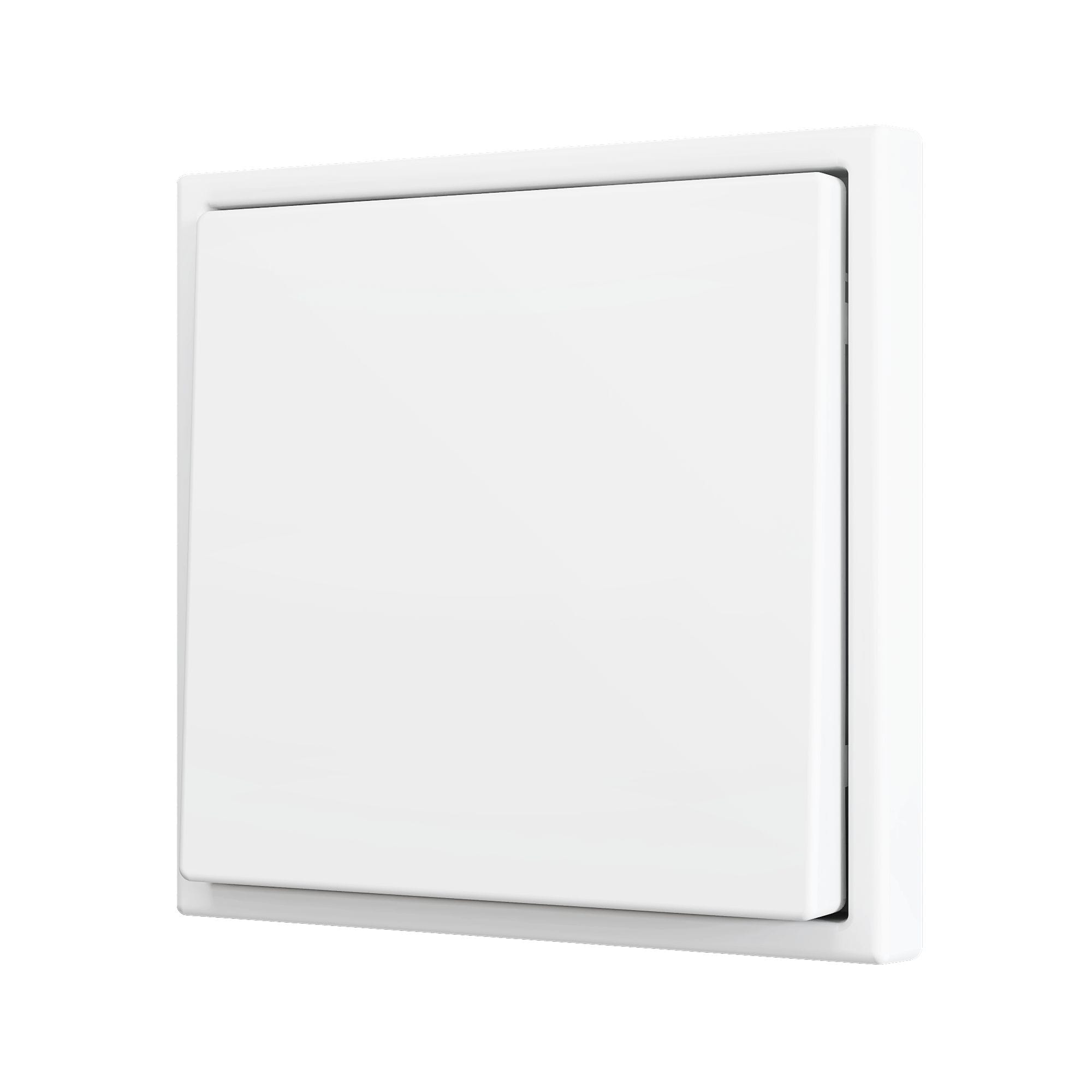 ZENNIO - ZS70. Bouton poussoir "Soft" simple pour 1 entrée binaire 70 x 70 mm ? Blanc ...