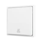 ZENNIO - ZS70. Bouton poussoir "Soft" simple pour 1 entrée binaire 70 x 70 mm ? Blanc ...
