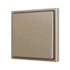 ZENNIO - ZS70. Bouton poussoir "Soft" simple pour 2 entrées binaires 70 x 70 mm ? Cham...