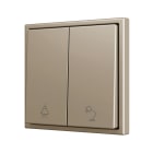 ZENNIO - ZS70. Touche pour bouton poussoir "Soft" double pour 2 entrées binaires 70 x ...