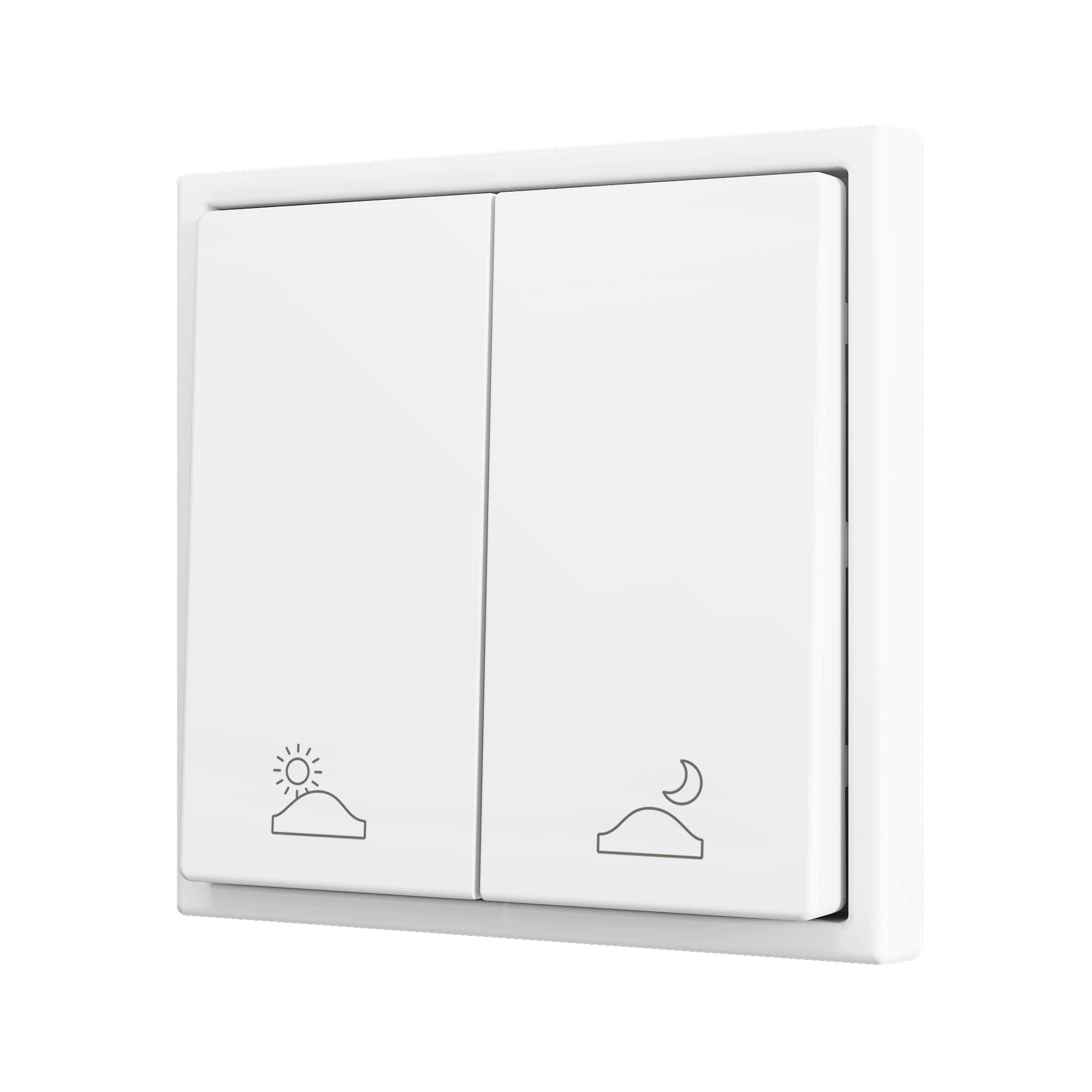 ZENNIO - ZS70. Touche pour bouton poussoir "Soft" double pour 2 entrées binaires 70 x ...