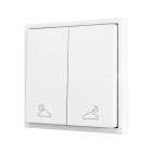 ZENNIO - ZS70. Touche pour bouton poussoir "Soft" double pour 2 entrées binaires 70 x ...