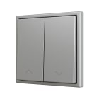 ZENNIO - ZS70. Bouton poussoir Soft double pour 2 entrées binaires 70 x 70 mm ? Icône ...