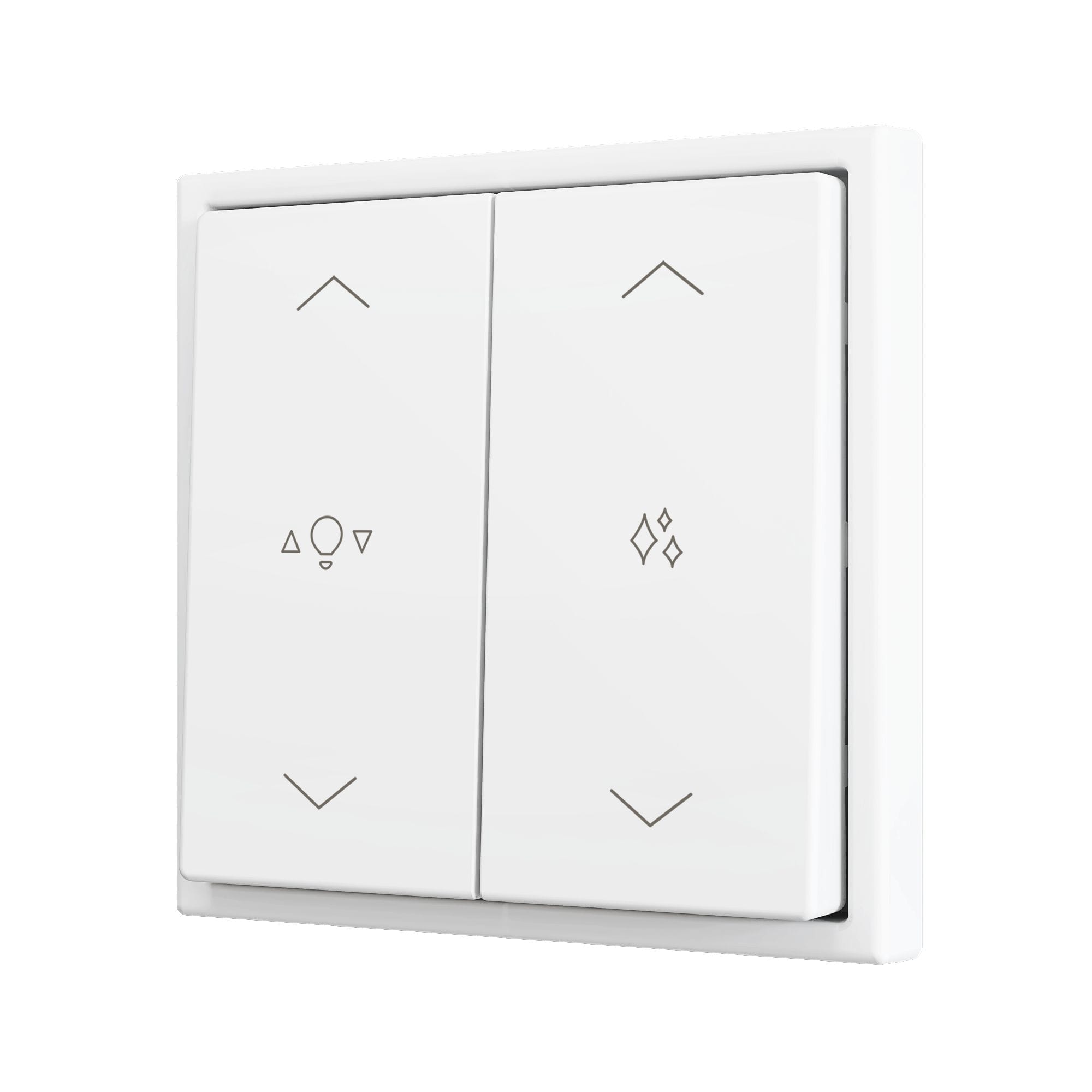 ZENNIO - ZS70. Touche pour bouton poussoir "Soft" double pour 4 entrées binaires 70 x ...