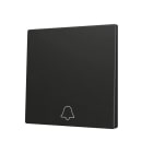 ZENNIO - ZS70. Cache pour bouton poussoir Soft KNX simple 70 x 70 mm. Appui en bas - I...
