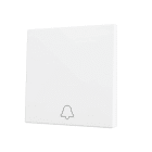 ZENNIO - ZS70. Cache pour bouton poussoir Soft KNX simple 70 x 70 mm. Appui en bas - I...