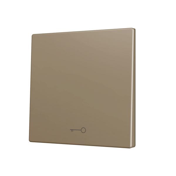 ZENNIO - ZS70. Cache pour bouton poussoir Soft KNX simple 70 x 70 mm. Appui en bas - I...
