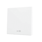 ZENNIO - ZS70. Cache pour bouton poussoir Soft KNX simple 70 x 70 mm. Appui en bas - I...