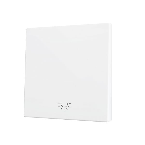 ZENNIO - ZS70. Cache pour bouton poussoir Soft KNX simple 70 x 70 mm. Appui en bas - I...