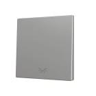 ZENNIO - ZS70. Cache pour bouton poussoir Soft KNX simple 70 x 70 mm. Appui en bas - I...