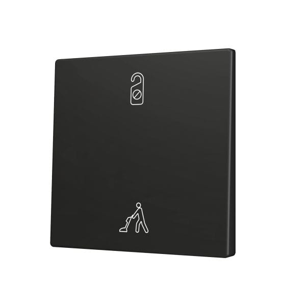 ZENNIO - ZS70. Cache pour bouton poussoir Soft KNX simple 70 x 70 mm. Appui en bas&hau...