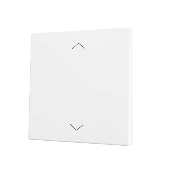 ZENNIO - ZS70. Cache pour bouton poussoir Soft KNX simple 70 x 70 mm. Appui en bas&hau...