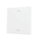 ZENNIO - ZS70. Cache pour bouton poussoir Soft KNX simple 70 x 70 mm. Appui en bas&hau...