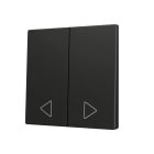 ZENNIO - ZS70. Cache pour bouton poussoir Soft KNX double 70 x 70 mm. Appui en bas - A...