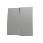 ZENNIO - ZS70. Cache pour bouton poussoir Soft KNX double 70 x 70 mm. Appui en bas - A...