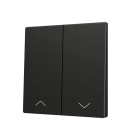 ZENNIO - ZS70. Cache pour bouton poussoir Soft KNX double 70 x 70 mm. Appui en bas - I...