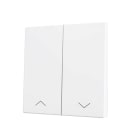 ZENNIO - ZS70. Cache pour bouton poussoir Soft KNX double 70 x 70 mm. Appui en bas - I...