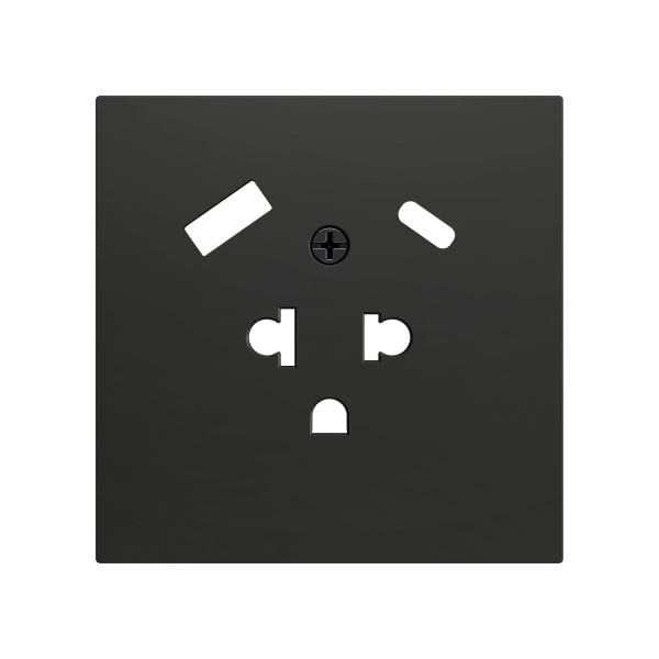 ZENNIO - ZS70. Cache pour base de prise euro-américain avec USB C et A 55 x 55 mm - An...