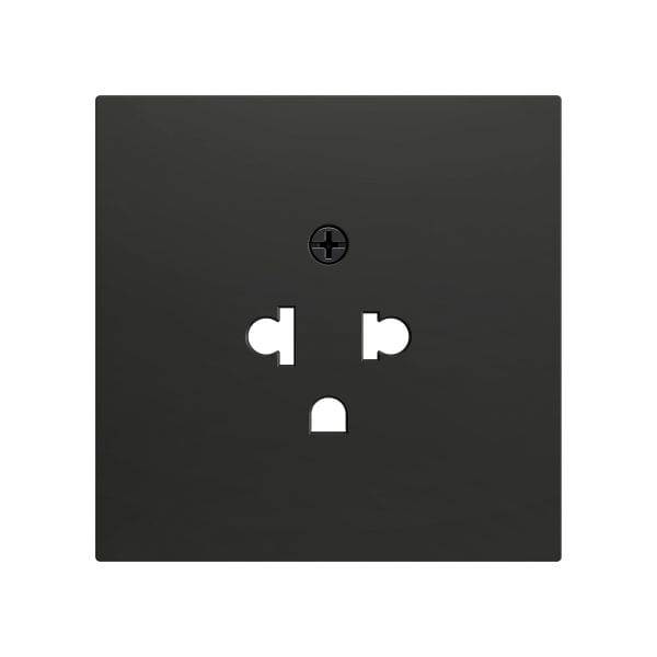 ZENNIO - ZS70. Cache pour base de prise euro-américain 55 x 55 mm - Anthracite